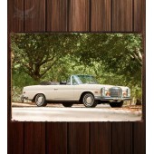 Металлическая табличка Mercedes-Benz 280 SE 3.5 Cabriolet US-spec (W111 112)